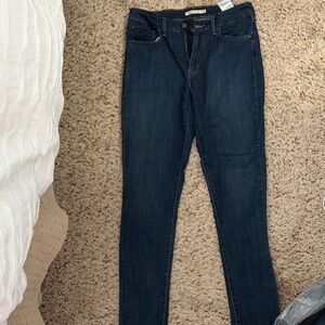 Levi's Dark Indigo Skinny Jeans for Women